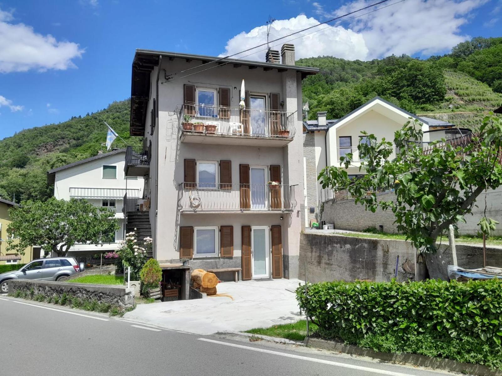 Hotel Ca Marasciol A 5 Minuti Dal Trenino Rosso Del Bernina Express Villa di Tirano Exteriér fotografie